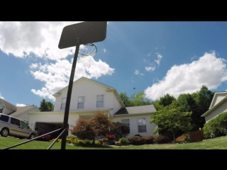 gopro- basketball trampoline trickshots with kevin libertowski